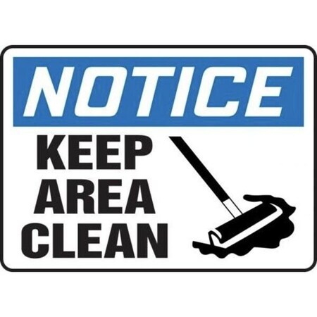 Accuform OSHA NOTICE Safety Sign NO FOOD OR MHSK801XL MHSK801XL